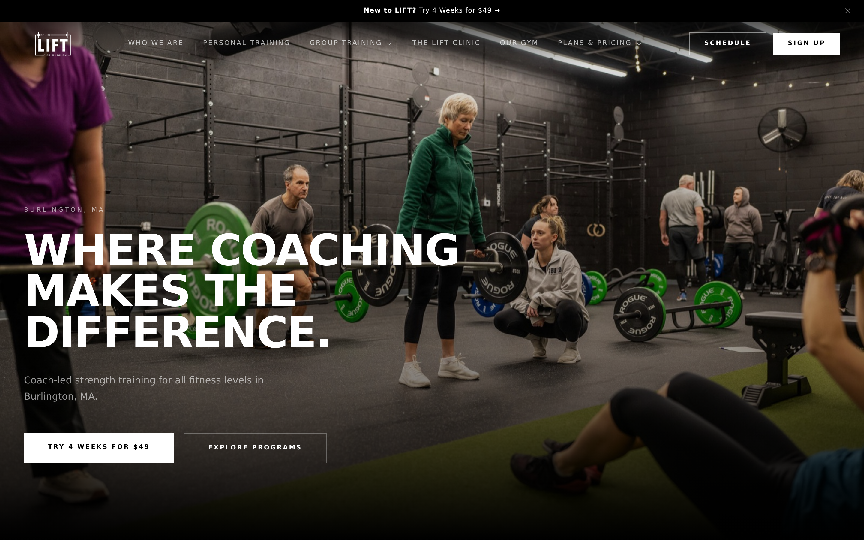 Lift Training
Collective — built by Your Website Friend