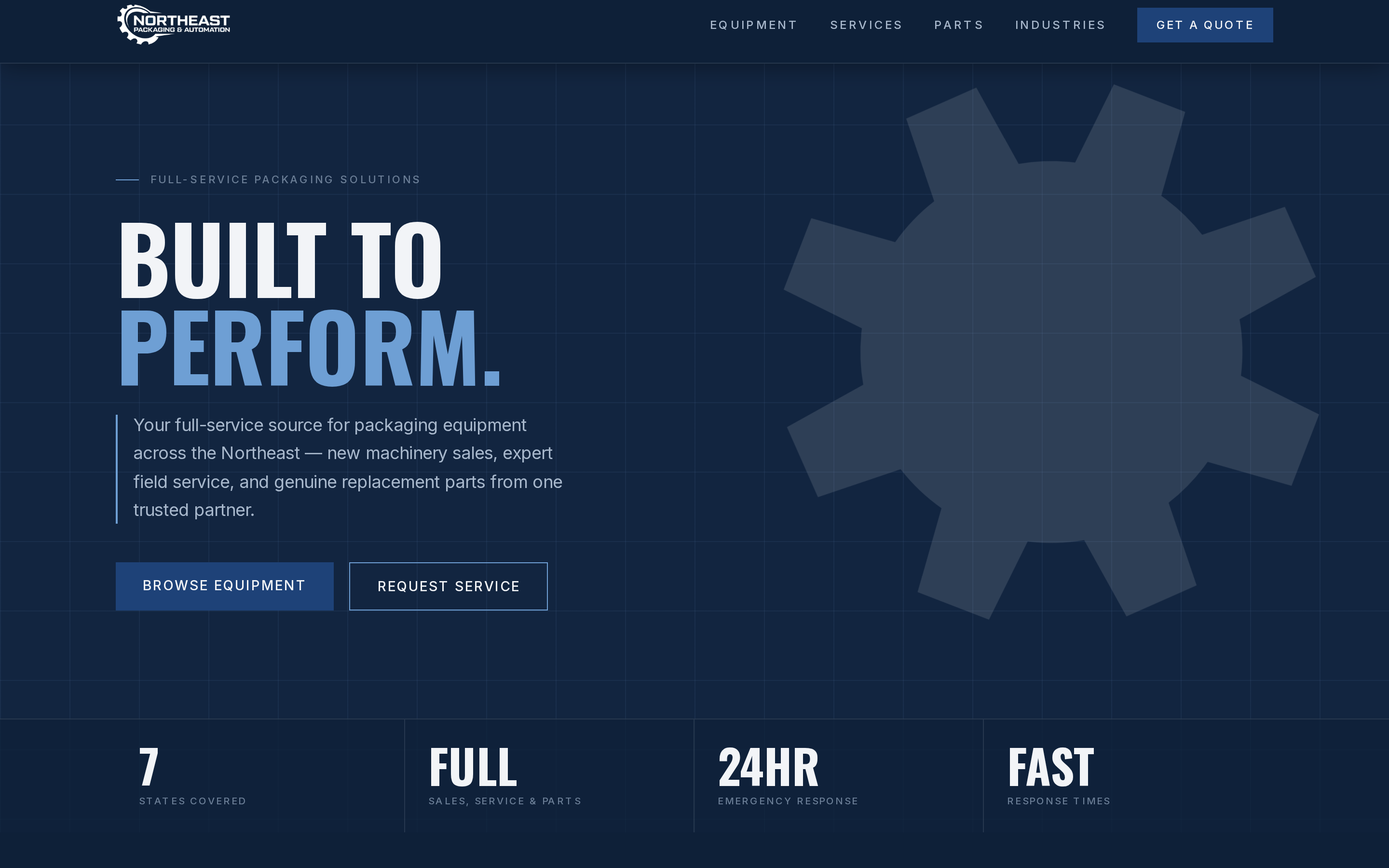 Northeast Packaging
& Automation — built by Your Website Friend