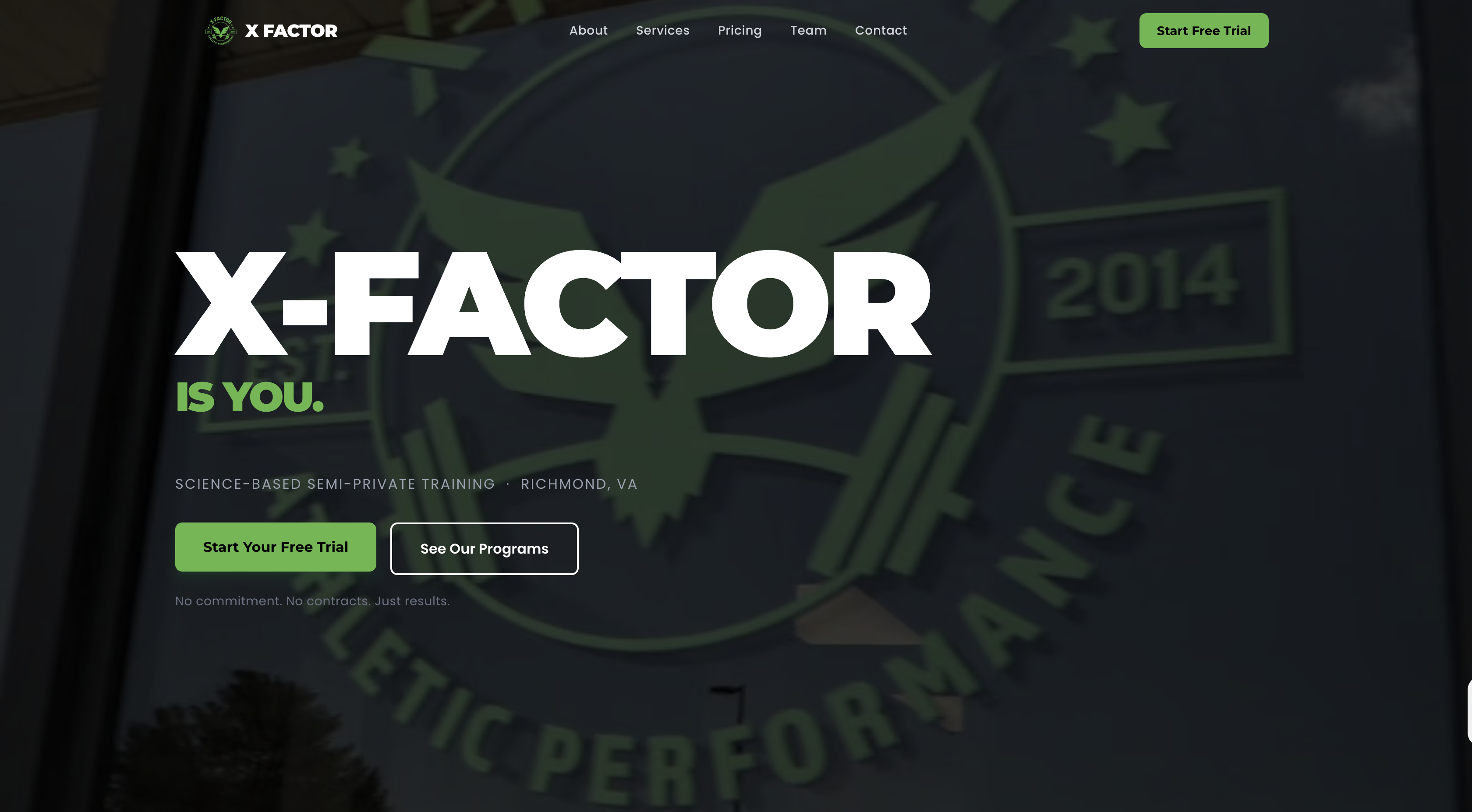 X-Factor Athletic Performance — built by Your Website Friend